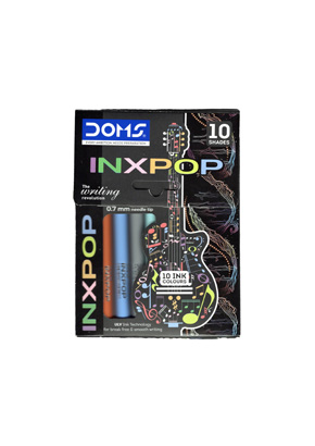 Doms Inxpop 10 Shades Pack 0.7Mm 81729