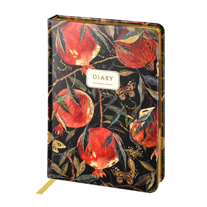 Bruno Visconti Undated Diary A5+ Flora 3-744/02