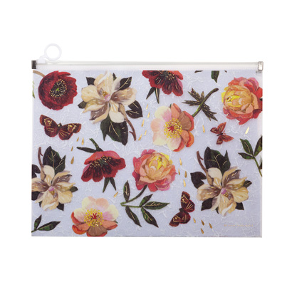 Bruno Visconti Folder With Plastic Clip Flora A4 14-03712