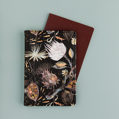 Bruno Visconti Passport Cover Flora Night Flowers 3-620/07