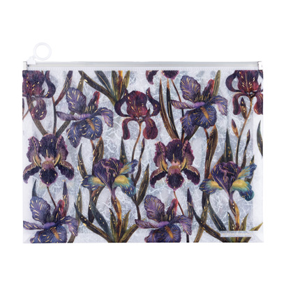 Bruno Visconti Folder With a Plastic Clasp Irises 14-03717