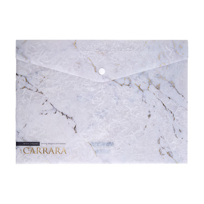 Bruno Visconti Folder File Envelope on Button Carrara 14-036/19