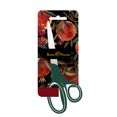 Bruno Visconti Scissors Flora 18 Cm Rubberized Handles 60-0059