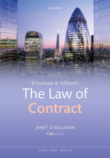 Osullivan And Hilliard'S The Law Of Contract - Janet O'Sullivan
