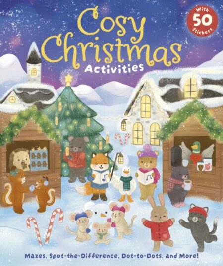 Cosy Christmas Activity Pad With 50 Stickers - Violet Peto