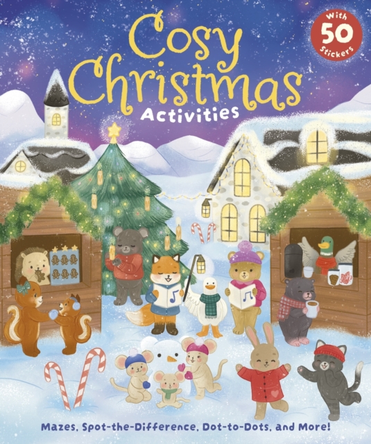 Cosy Christmas Activity Pad With 50 Stickers - Violet Peto