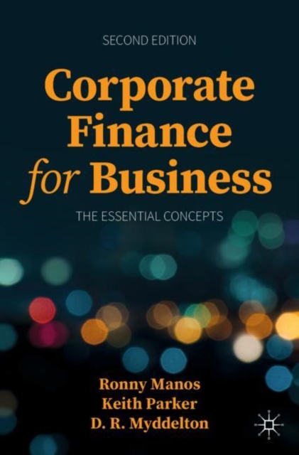 Corporate Finance For Business - Ronny Manos
